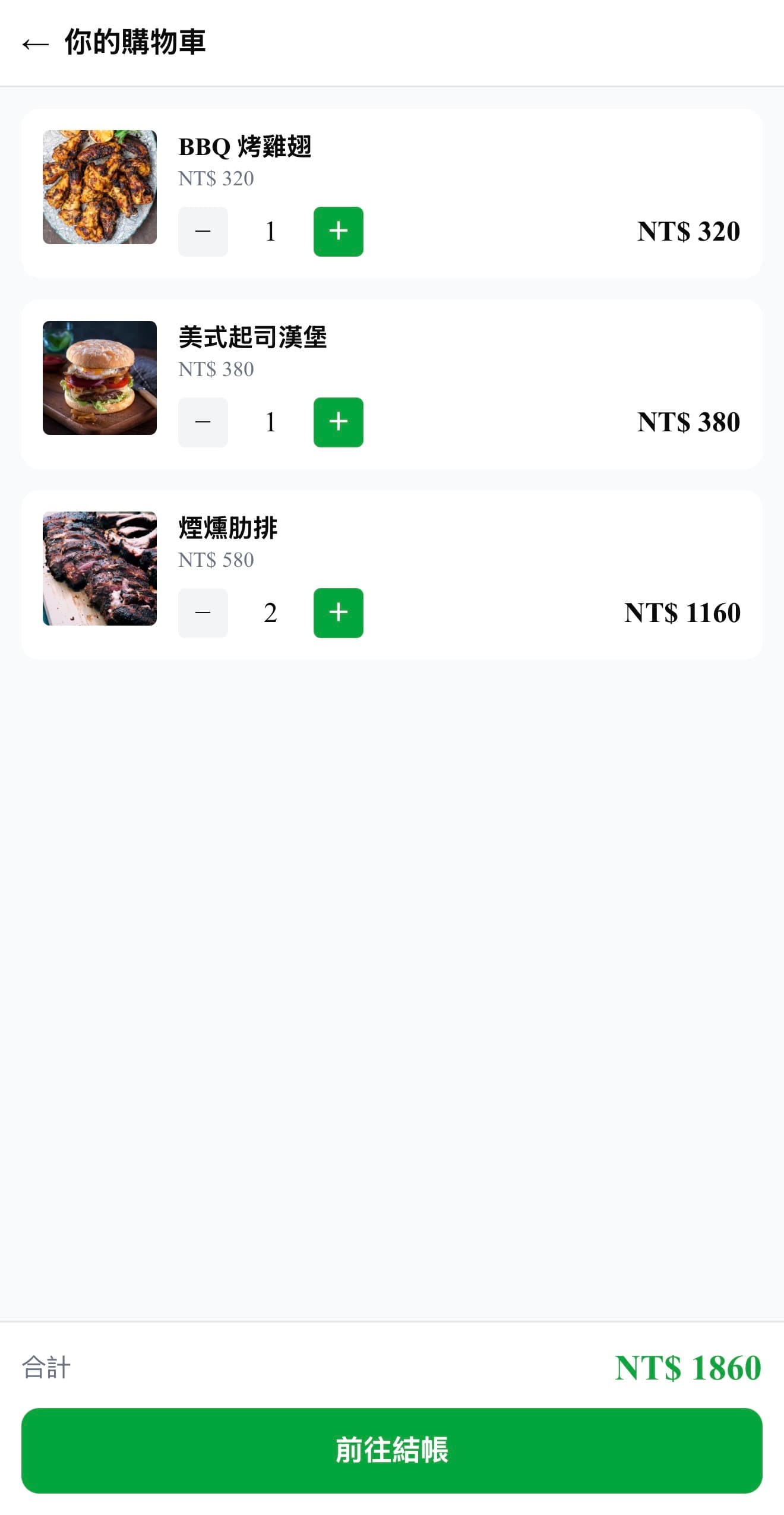 購物車